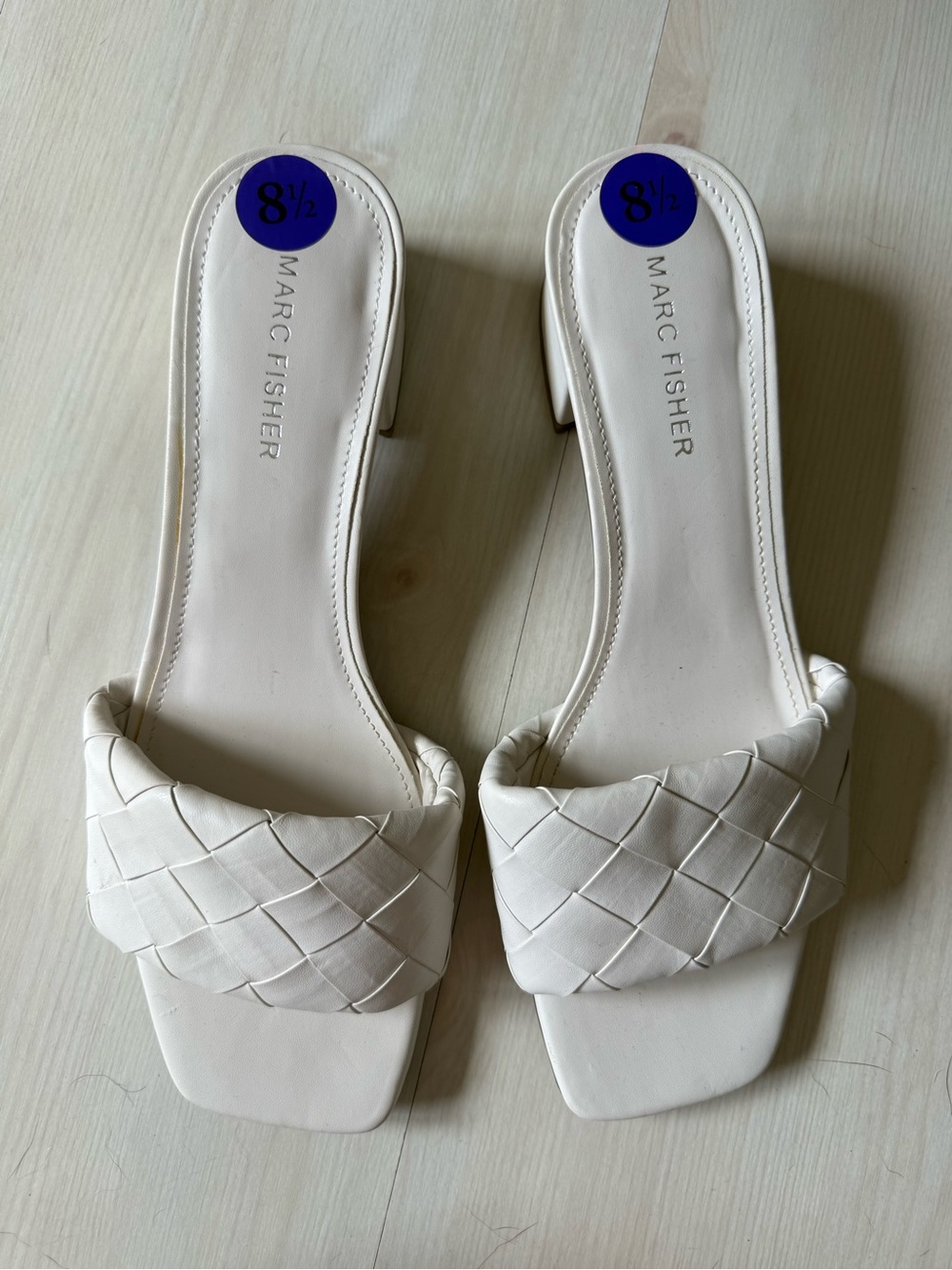 Marc Fisher Woven Slide Sandals